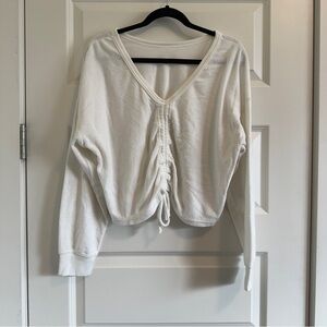 Aerie Reversable Terry Cloth Sweatshirt